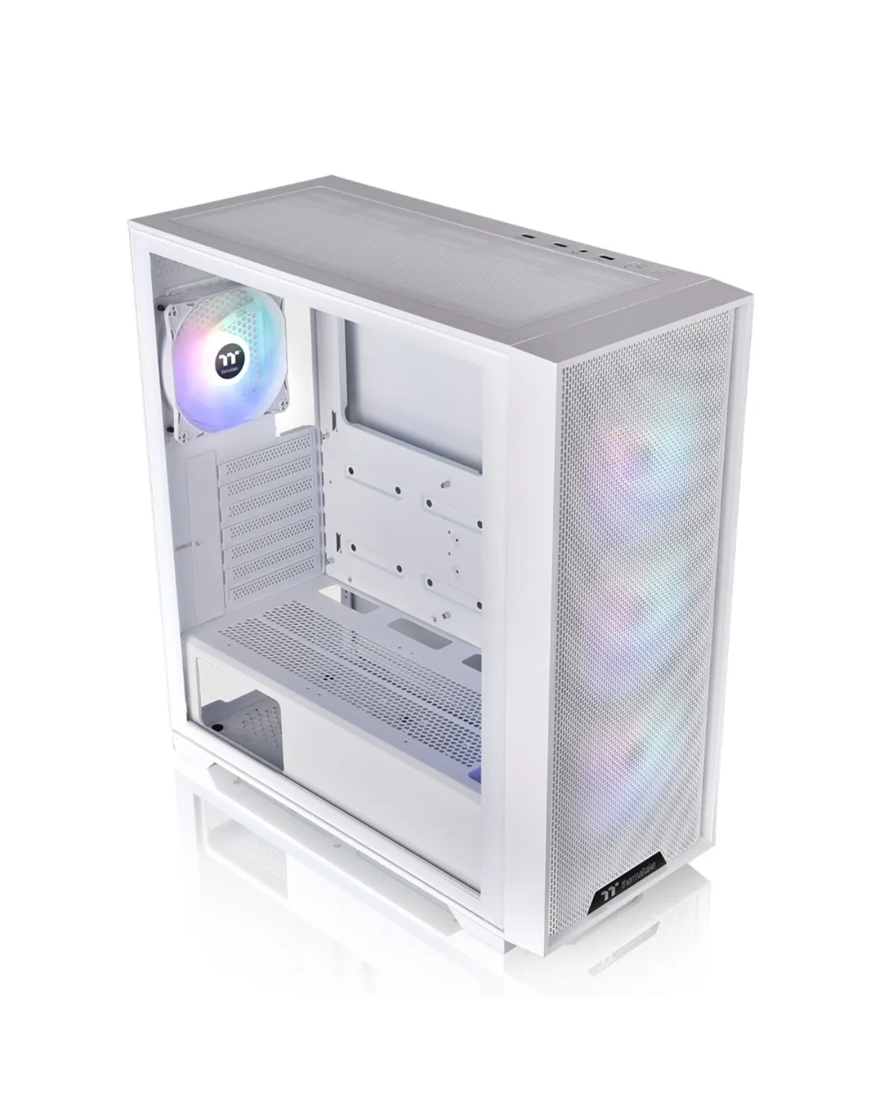 CHASIS THERMALTAKE H390 3 FANS ARGB + FUENTE 750 BRONZE BLANCA