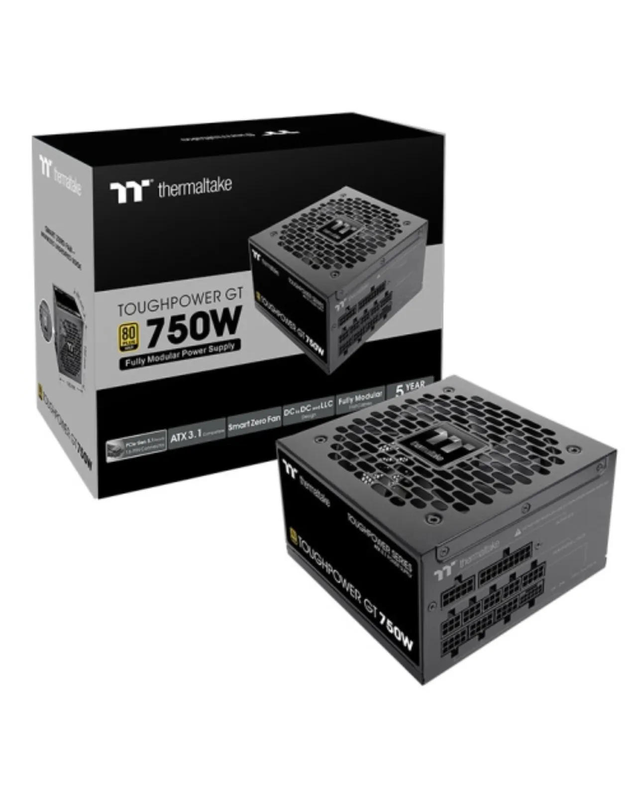 FUENTE THERMALTAKE  GT 750W GOLD MODULAR ATX 3.1 PCIE 5.1 NVIDIA