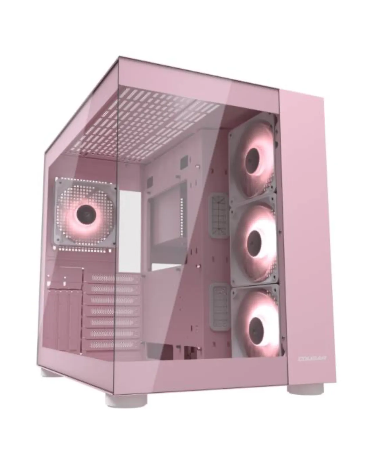 CHASIS COUGAR FV150 RGB 4 FANS ROSADA