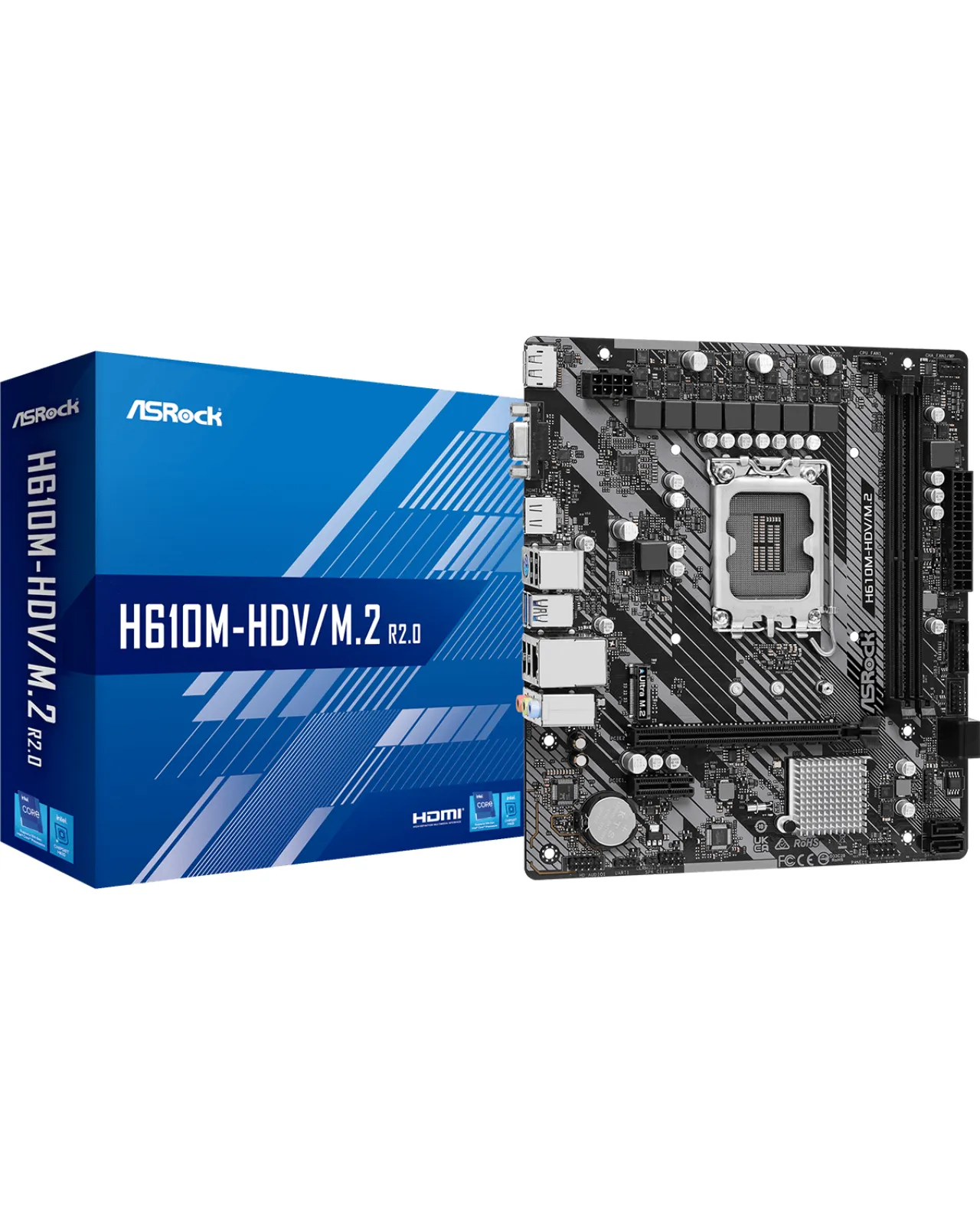 BOARD ASROCK H610M-HDV/M.2 R2.0