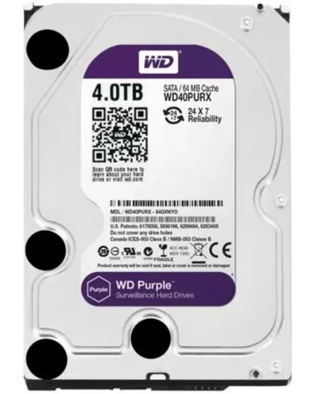 DISCO MECANICO 3.5 4TB WESTERN DIGITAL PURPLE